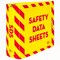 Avery UltraDuty SDS Binder with Chain, Durable Poly Binder, 3" Slant Ring, Holds 735 Sheets (77713)